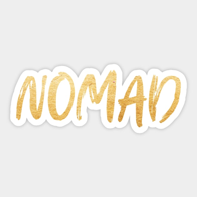 Nomad Sticker by lowercasev